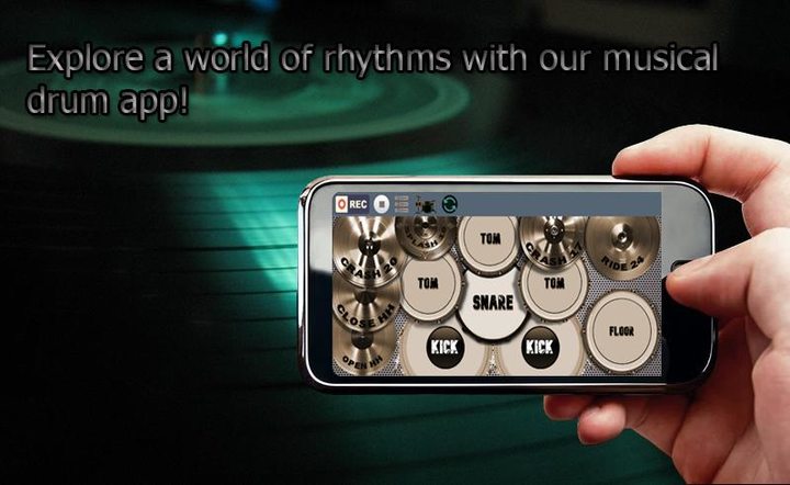 Drum Mighty - Musical Drum Kit screenshot image 1_Popularmodapk.com