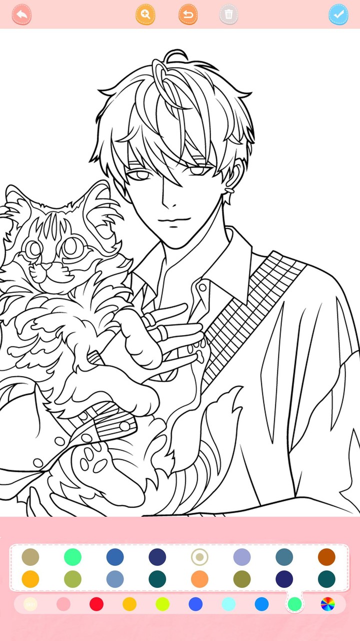 Anime Coloring: Anime Drawing screenshot image 5_Popularmodapk.com