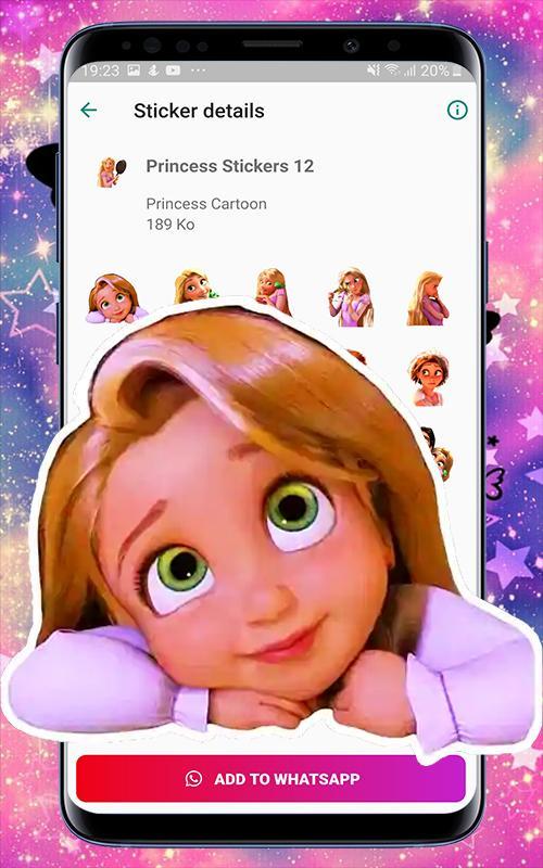 Princess Cartoon for whatsapp screenshot image 8_Popularmodapk.com