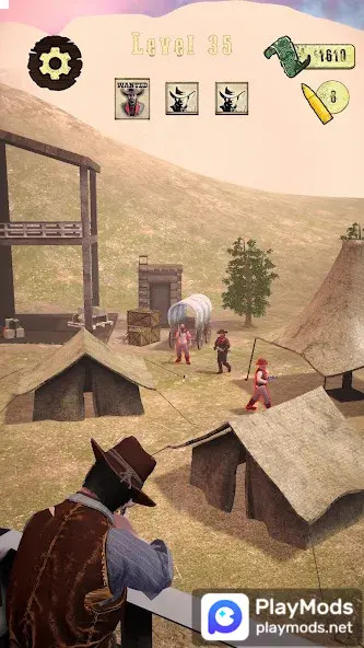 Wild West Sniper: Cowboy War<span>(No Ads)</span> screenshot image 5_Popularmodapk.com