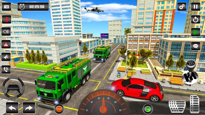 Emergency Fire Truck Simulator screenshot image 4_Popularmodapk.com