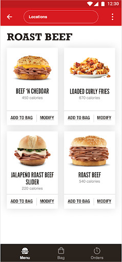 Arby's Fast Food Sandwiches screenshot image 2_Popularmodapk.com
