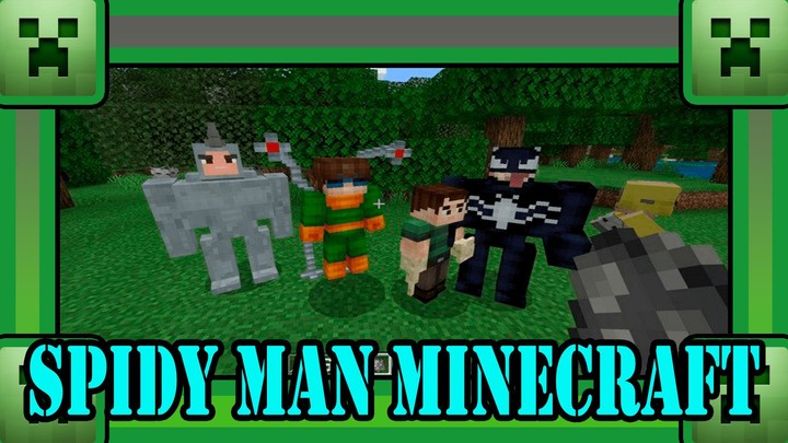 Spidy Spider Man Mod Minecraft screenshot image 1_Popularmodapk.com