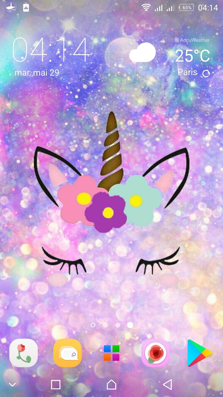 Cute Unicorn Girl Wallpapers - Kawaii backgrounds screenshot image 3_Popularmodapk.com