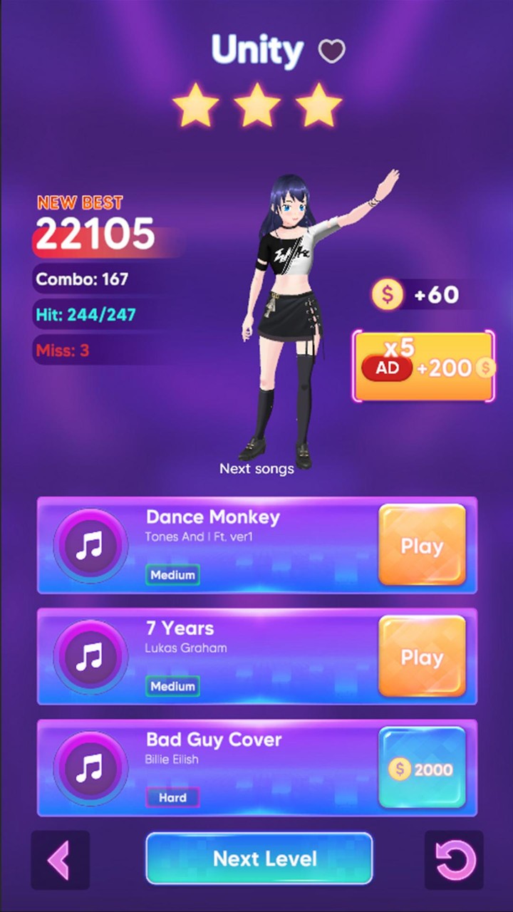 Beat Slash - Music Master screenshot image 1_Popularmodapk.com