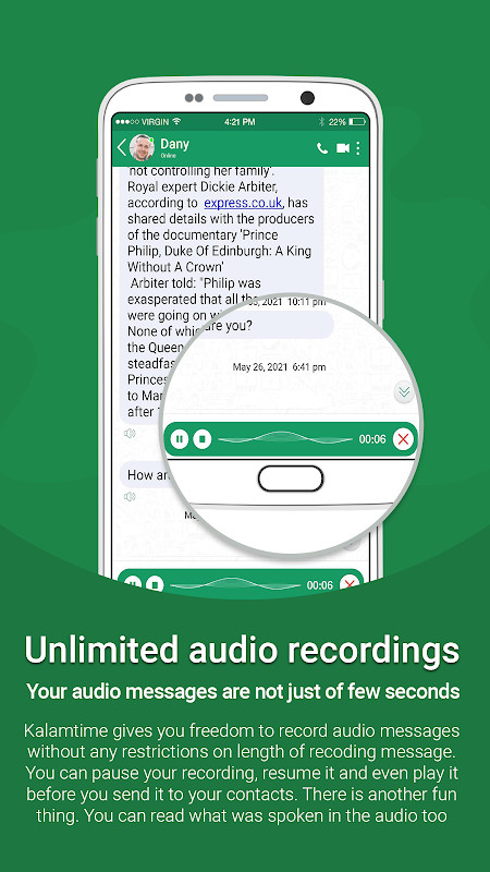 KalamTime Instant Messenger screenshot image 2_Popularmodapk.com
