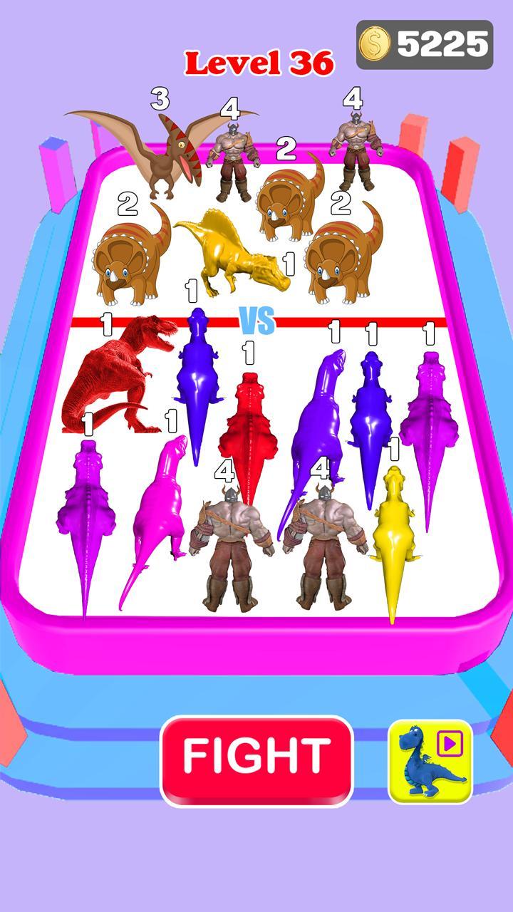 Merge Master 3d-Dinosaur Clash screenshot image 1_Popularmodapk.com
