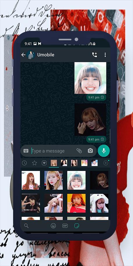 Lisa Animated WASticker screenshot image 4_Popularmodapk.com