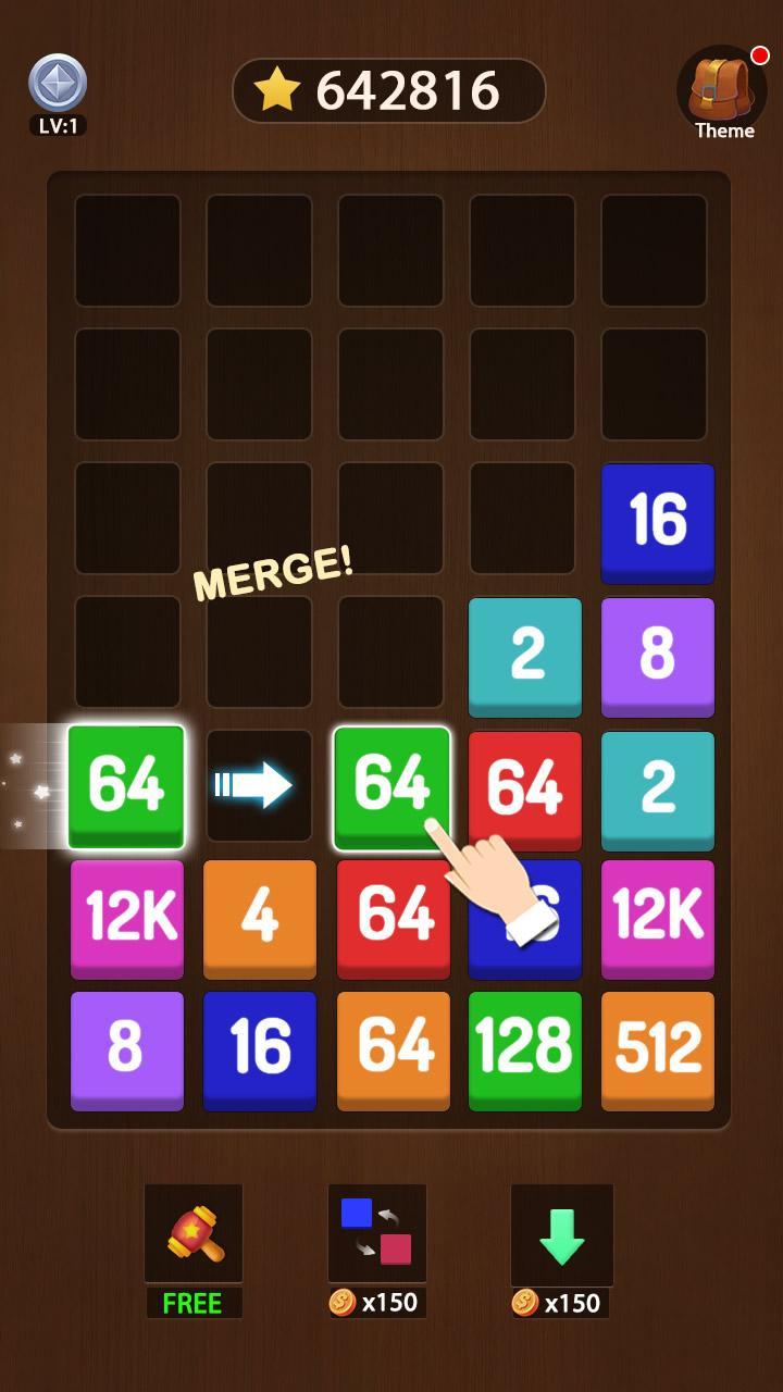 Merge Block-Puzzle games screenshot image 3_Popularmodapk.com