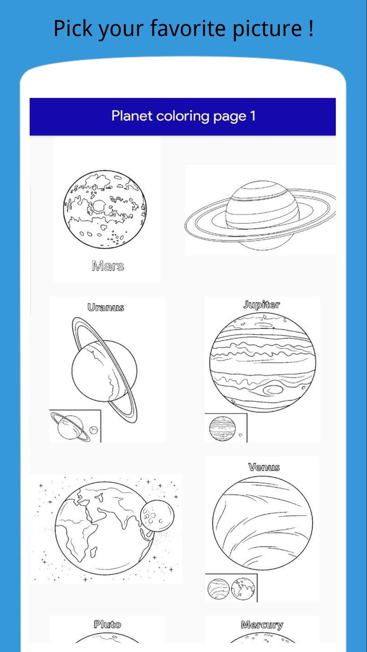 Planet & Space Coloring Book screenshot image 9_Popularmodapk.com