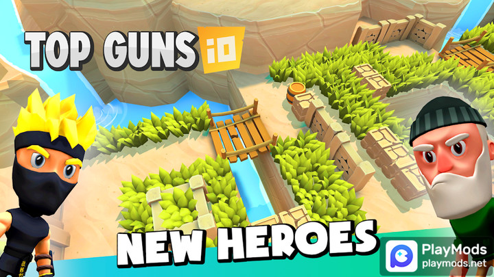 Top Guns.io - Battle shooter<span>(Remove ads)</span> screenshot image 1_Popularmodapk.com