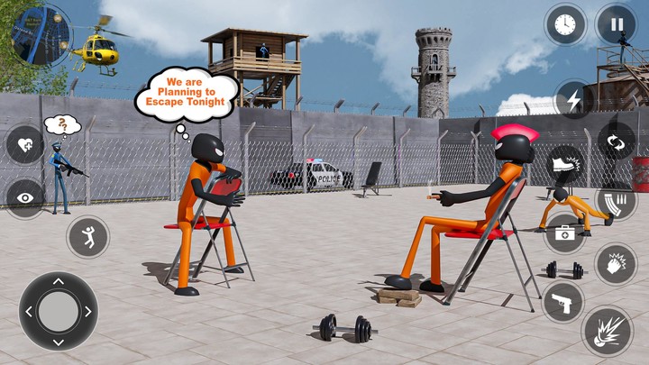 Stickman Prison: Jail Break 3D screenshot image 1_Popularmodapk.com