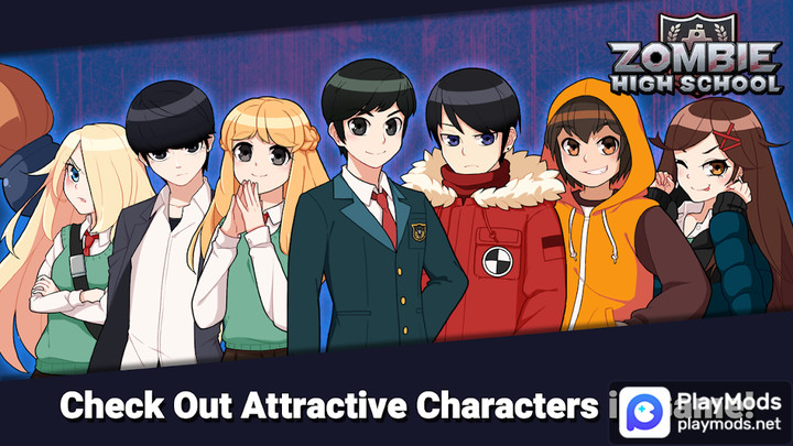 Zombie High School<span>(No Ads)</span> screenshot image 2_Popularmodapk.com