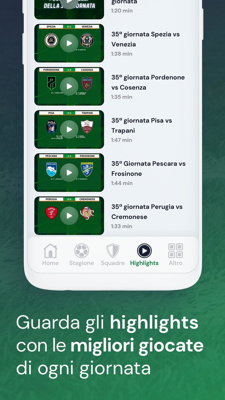 Lega B - App ufficiale screenshot image 4_Popularmodapk.com