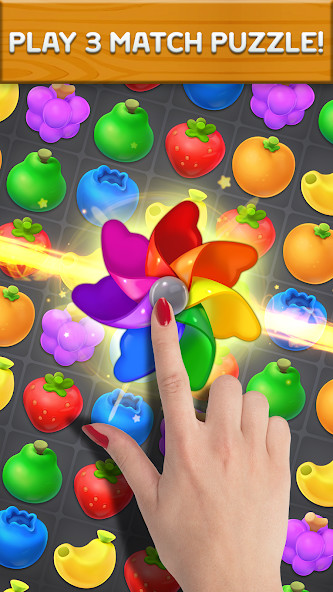 Puzzle Fruits: Rescue Wild<span>(Mod APK)</span> screenshot image 5_Popularmodapk.com