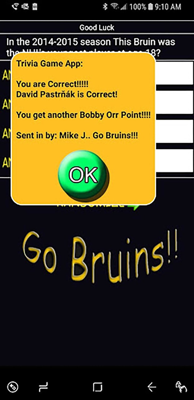 Trivia & Schedule Bruins Fans screenshot image 3_Popularmodapk.com