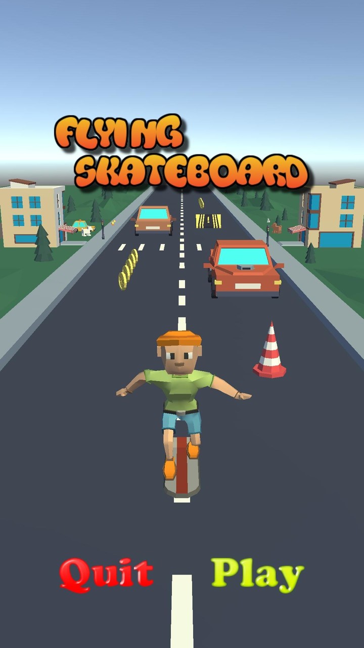 Flying Skateboard screenshot image 1_Popularmodapk.com