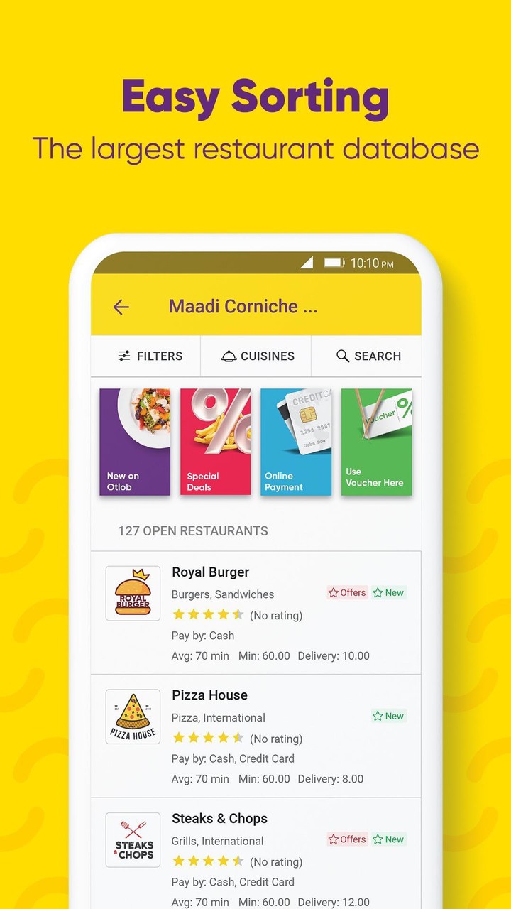 Otlob - Food Delivery screenshot image 6_Popularmodapk.com