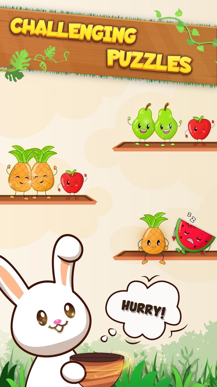 Fruit Sort: Color Puzzle Games screenshot image 1_Popularmodapk.com