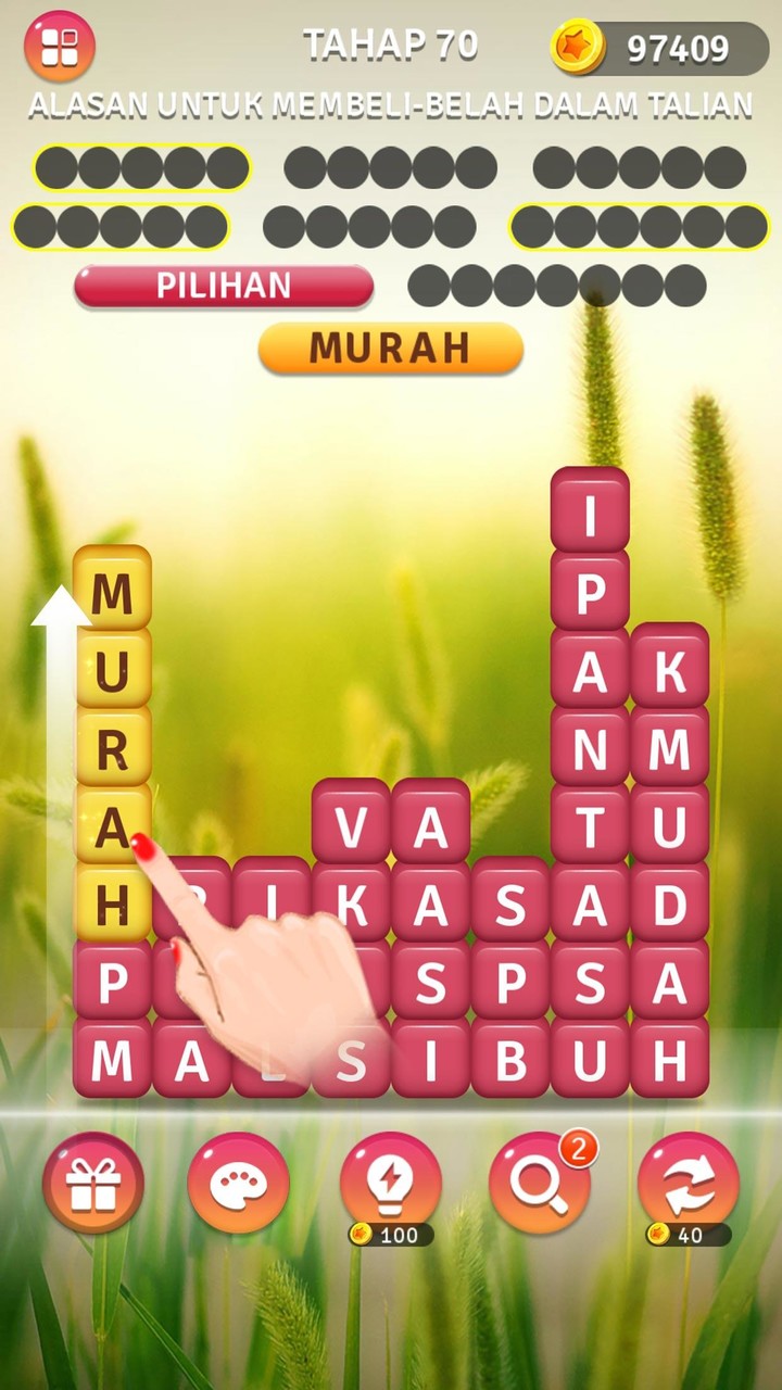 Perkataan Berkecai: Permainan screenshot image 4_Popularmodapk.com