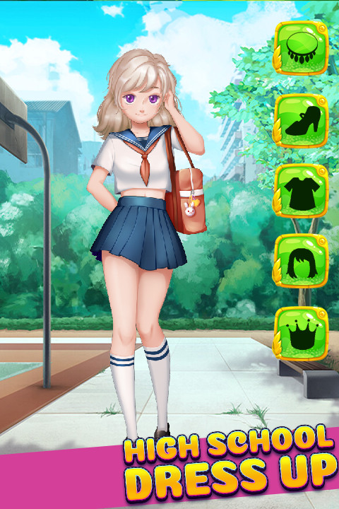 High School Dress Up Kawaii screenshot image 1_Popularmodapk.com