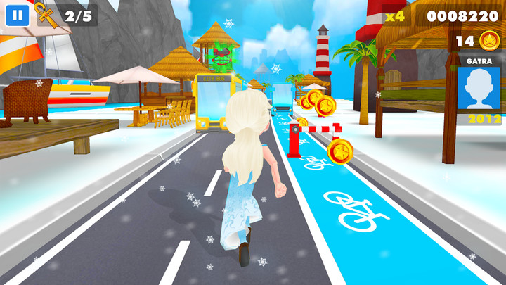Subway Icy Princess Rush screenshot image 2_Popularmodapk.com
