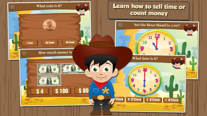 Cowboy Learning Games Grade 2 screenshot image 3_Popularmodapk.com