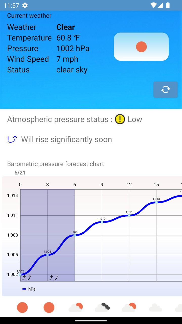 Barometric pressure forecast screenshot image 8_Popularmodapk.com