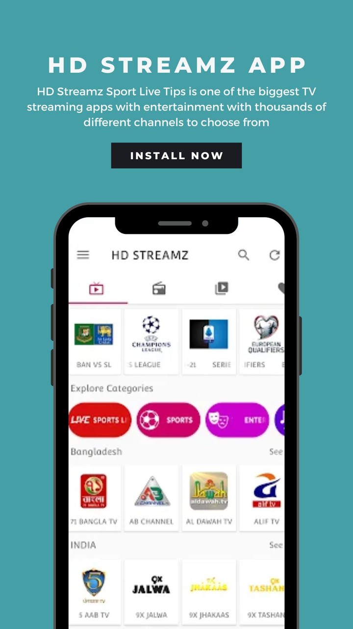 HD Streamz Tv App Walkthrough screenshot image 8_Popularmodapk.com