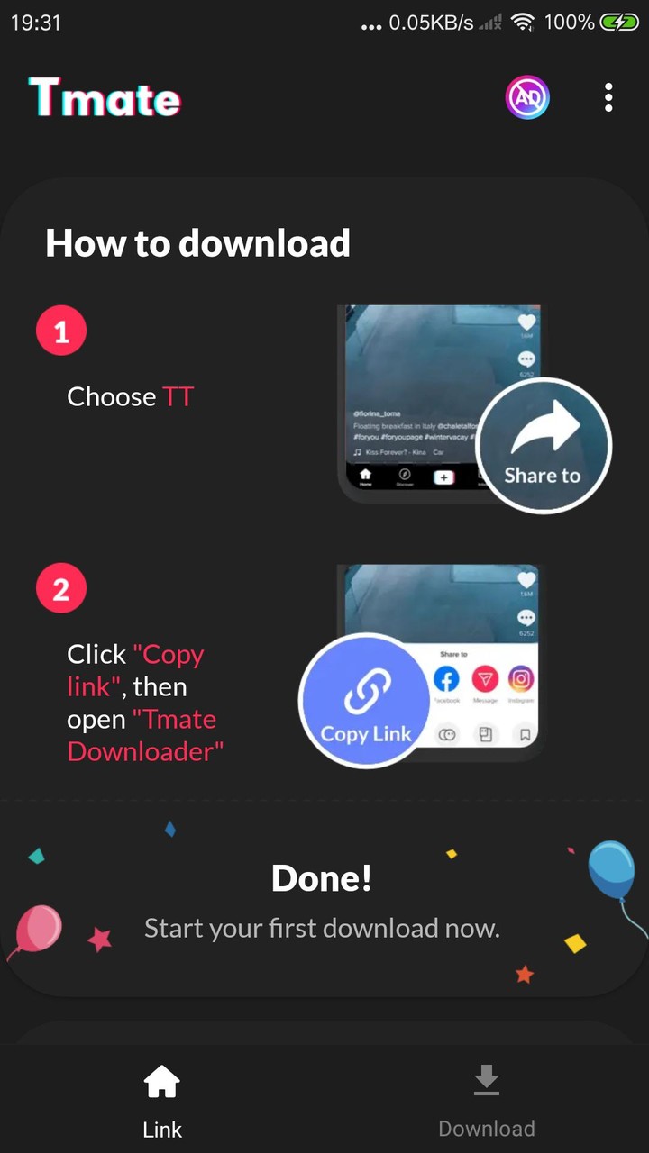 Video Downloader - Tmate screenshot image 3_Popularmodapk.com