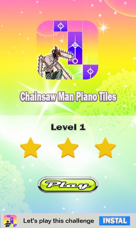 Chainsaw Man Piano Tiles screenshot image 1_Popularmodapk.com