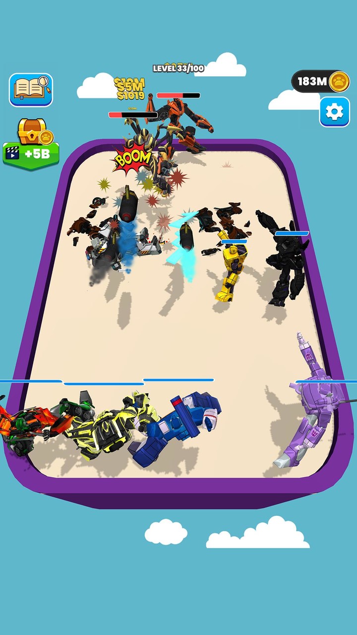 Merge Master: Robot Action Car screenshot image 2_Popularmodapk.com