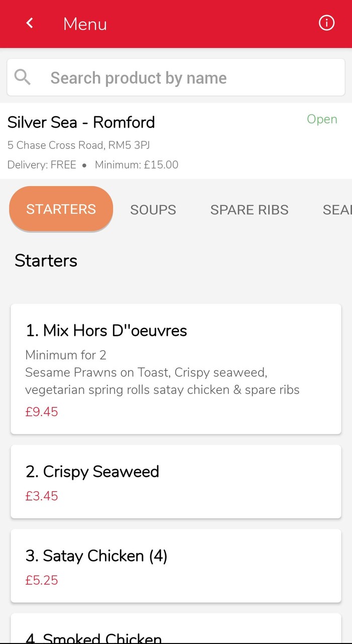 Silver Sea Chinese Takeaway screenshot image 6_Popularmodapk.com