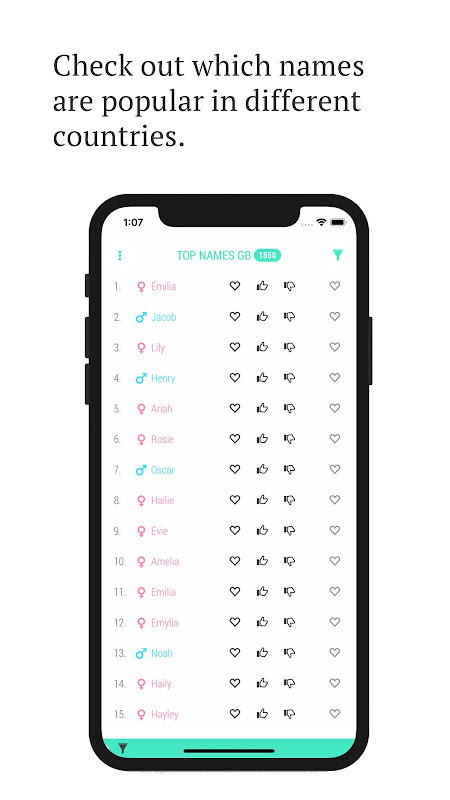 Baby Names / First Names 2022 screenshot image 4_Popularmodapk.com