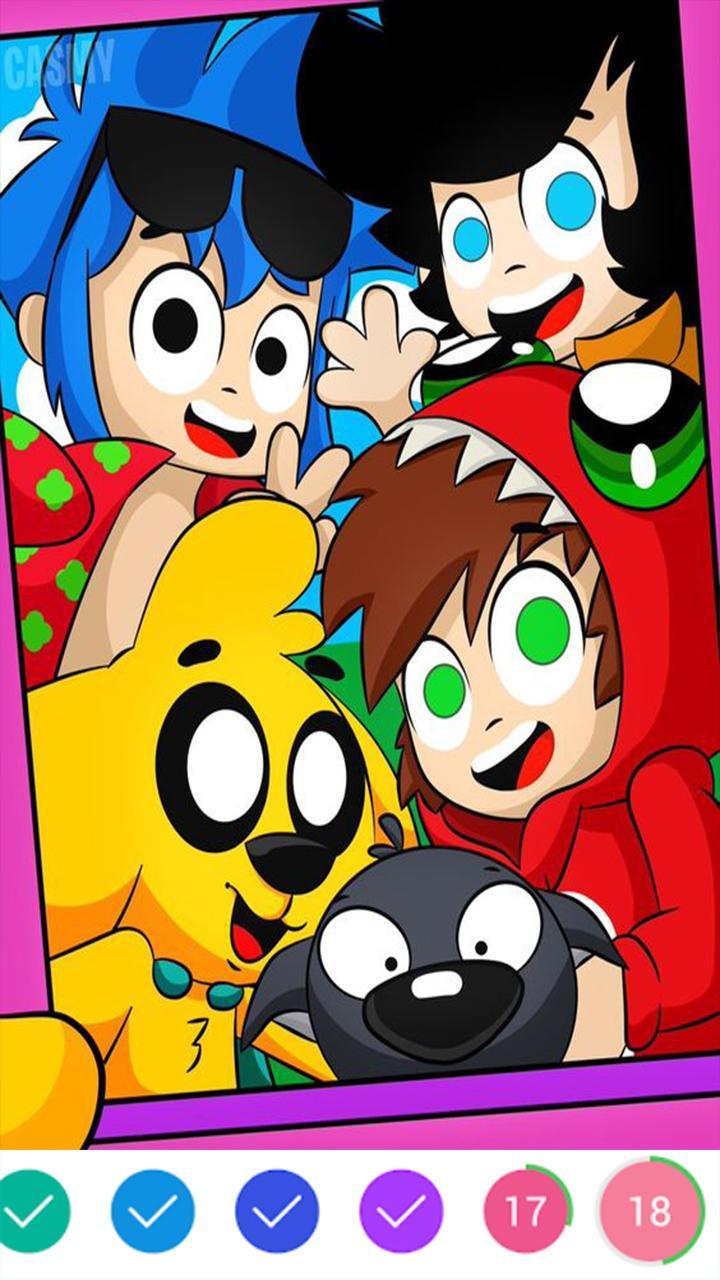 Mikecrack Juegos Colorear screenshot image 3_Popularmodapk.com