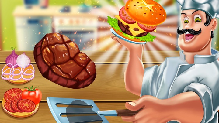 Burger Cooking City: Chef game screenshot image 1_Popularmodapk.com