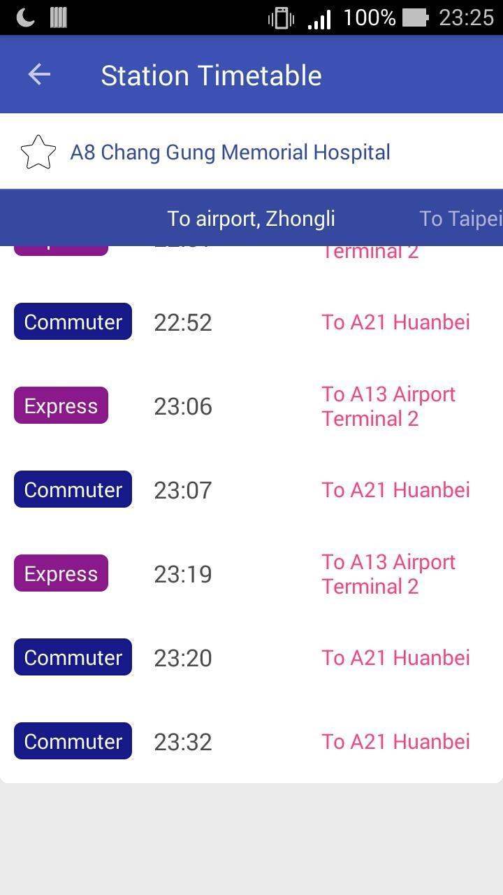 Taoyuan Metro Timetable screenshot image 5_Popularmodapk.com