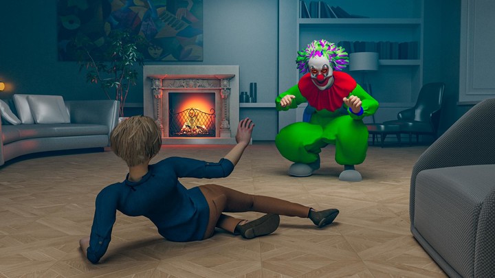 Scary Clown Horror Joker Game screenshot image 2_Popularmodapk.com