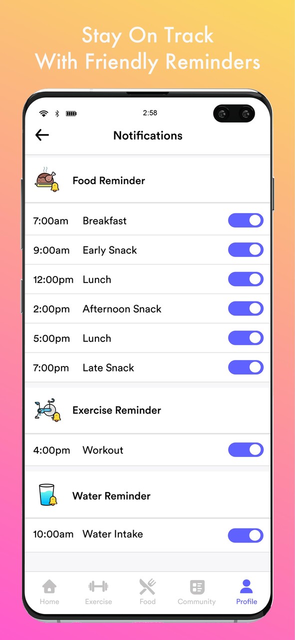 Qalorie: Calorie Counter & Weight Loss screenshot image 5_Popularmodapk.com