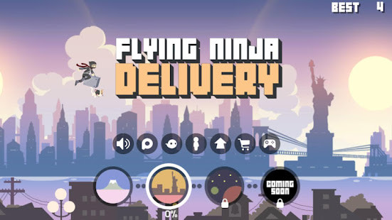 Flying Ninja : master of delivery<span>(Unlimited money)</span> screenshot image 2_Popularmodapk.com