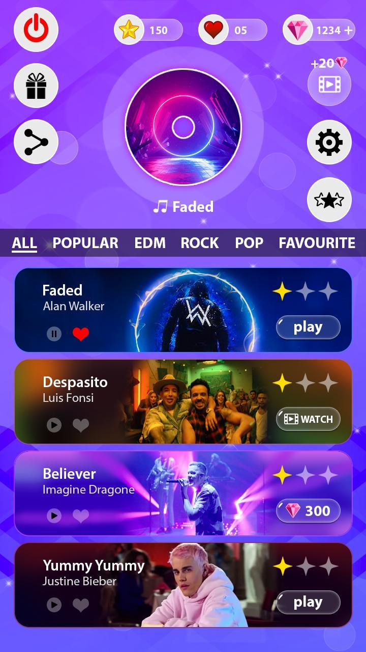 Music EDM Magic & Piano Tiles screenshot image 3_Popularmodapk.com