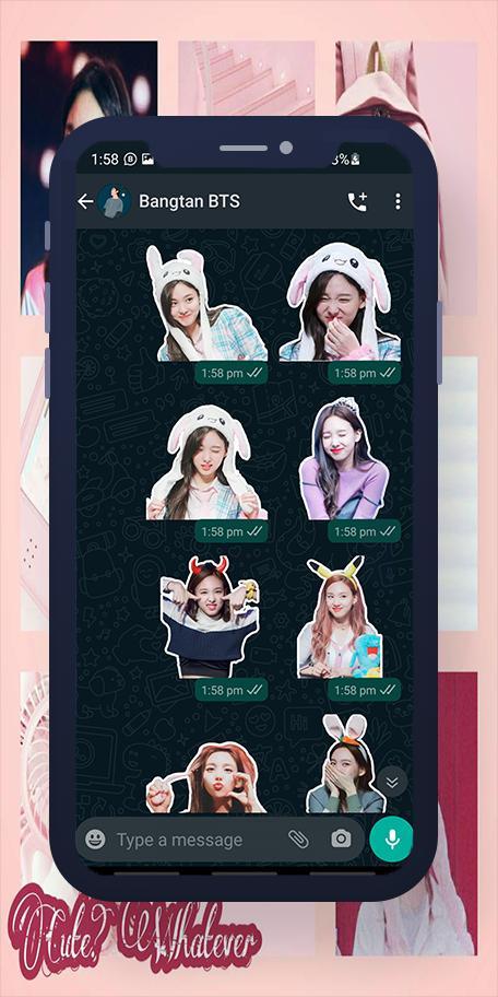 Nayeon Twice WASticker screenshot image 4_Popularmodapk.com
