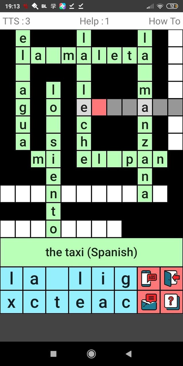 English Spanish Crossword screenshot image 3_Popularmodapk.com