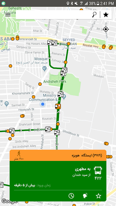 Tehran Public Transport screenshot image 8_Popularmodapk.com