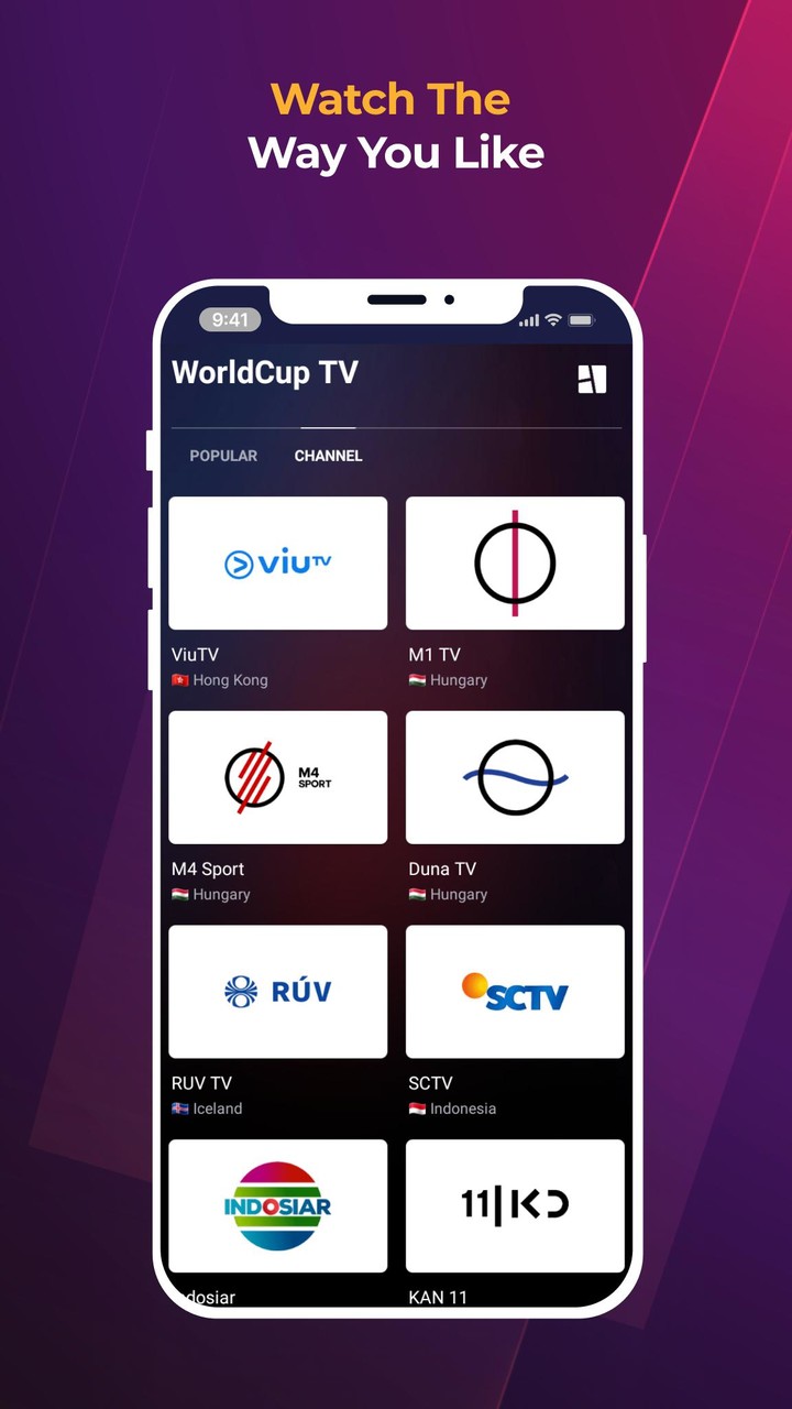 World Cup 2022 Live TV screenshot image 4_Popularmodapk.com