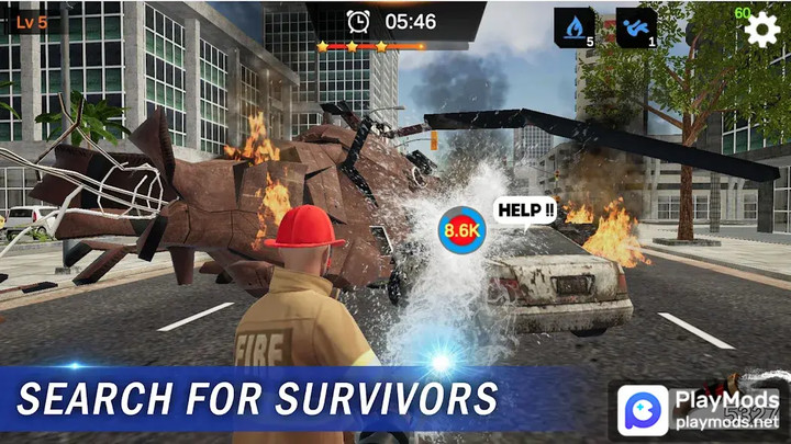 I'm Fireman: Rescue Simulator<span>(No ads)</span> screenshot image 2_Popularmodapk.com