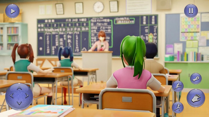 Anime Girl High School Sim 3d screenshot image 4_Popularmodapk.com