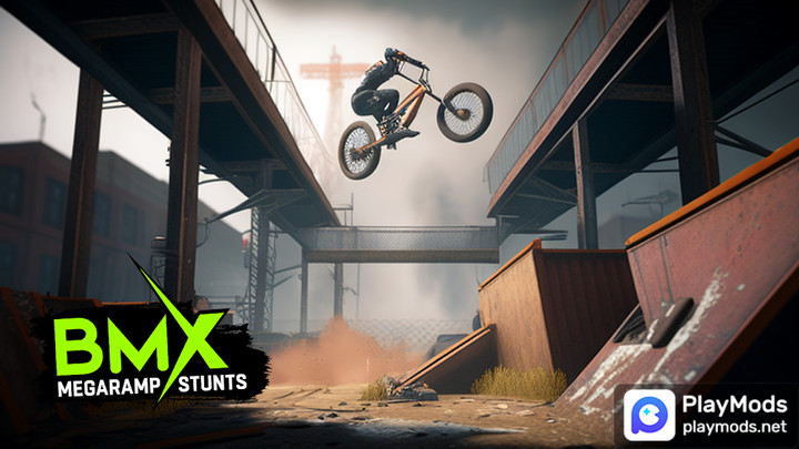 BMX Megaramp Stunts<span>(Unlimited Currency)</span> screenshot image 1_Popularmodapk.com