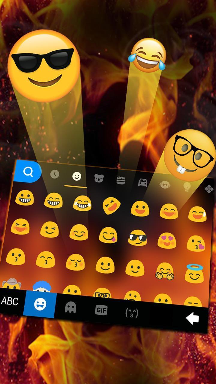 Burning Fire Keyboard Theme screenshot image 3_Popularmodapk.com