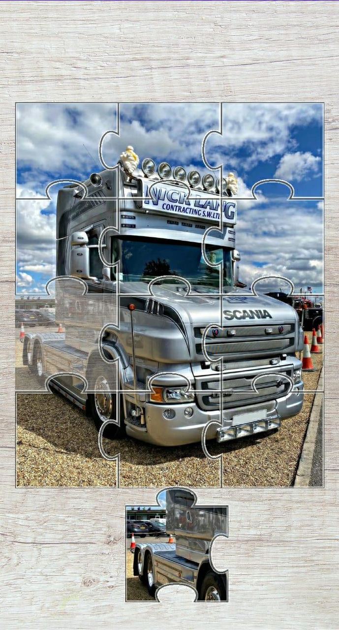 Jigsaw puzzle Scania Trucks screenshot image 4_Popularmodapk.com